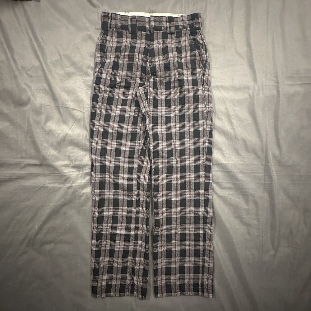 Dickies Plaid Chino Pants Men's 28x32 Regular Fit Skate Grunge Checkered